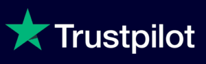 Trustpilot logo with a green star.